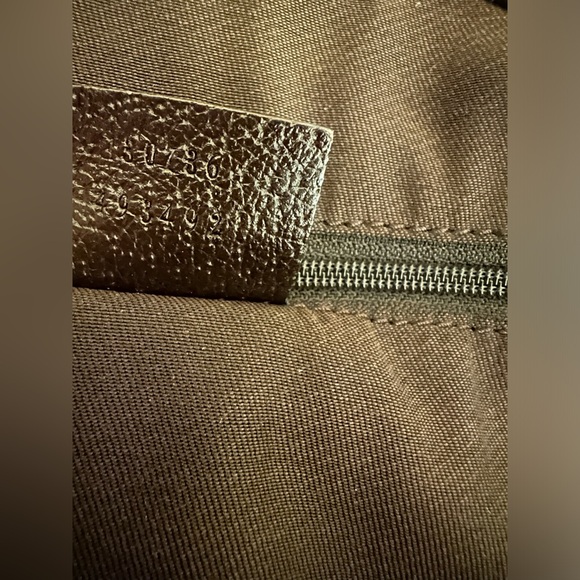 GUCCI Monogram Medium Abbey Shoulder Hobo Bag Dark Brown - Picture 8 of 10